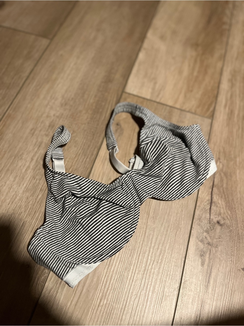 vintage vs striped bra